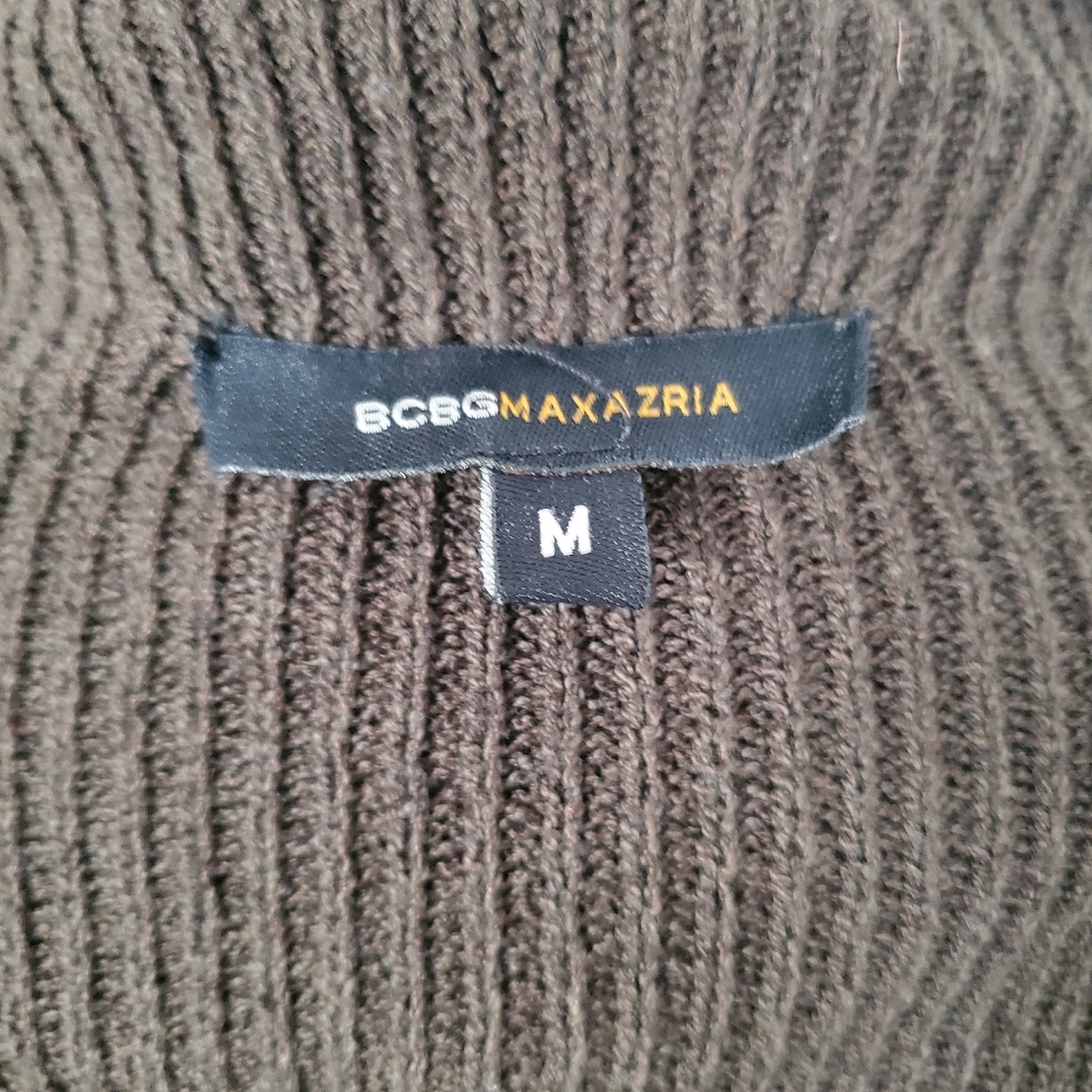BCBGMAXAZRIA Hooded Cardigan Sweater with Belt - Picture 6 of 8